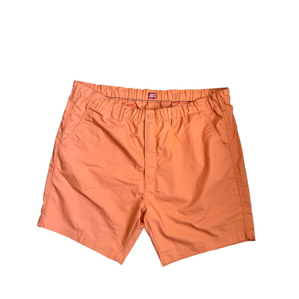 Levi's XX Chino EZ Shorts Mens 2XL Orange Elastic Waist Quick Dry‎ A2248-0005